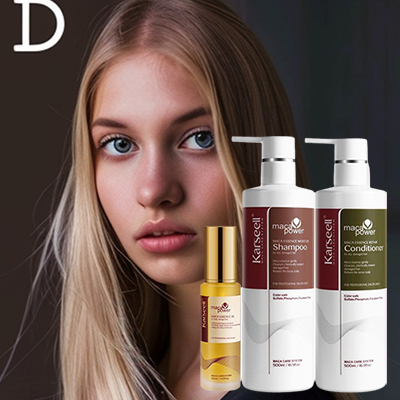 hair oil+shampoo and conditioner