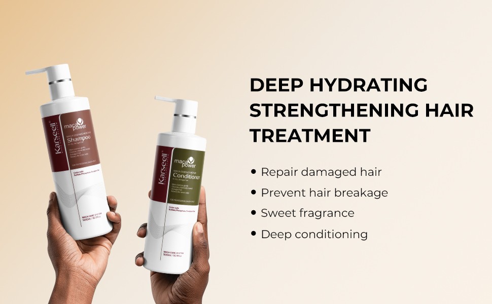 Karseell Collagen Hair Treatment Repair Conditioning, Shampoo and Conditioner Set (7)