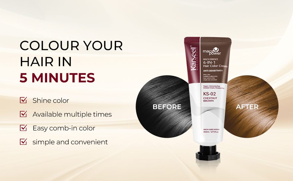 Karseell Maca Essence Hair Dye