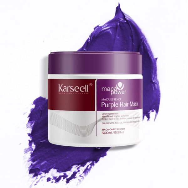 Karseell_maca_power_Purple_Hair_Mask_Professional_Neutralizes_Brass_&_Yellow_Tones_For_B (4)