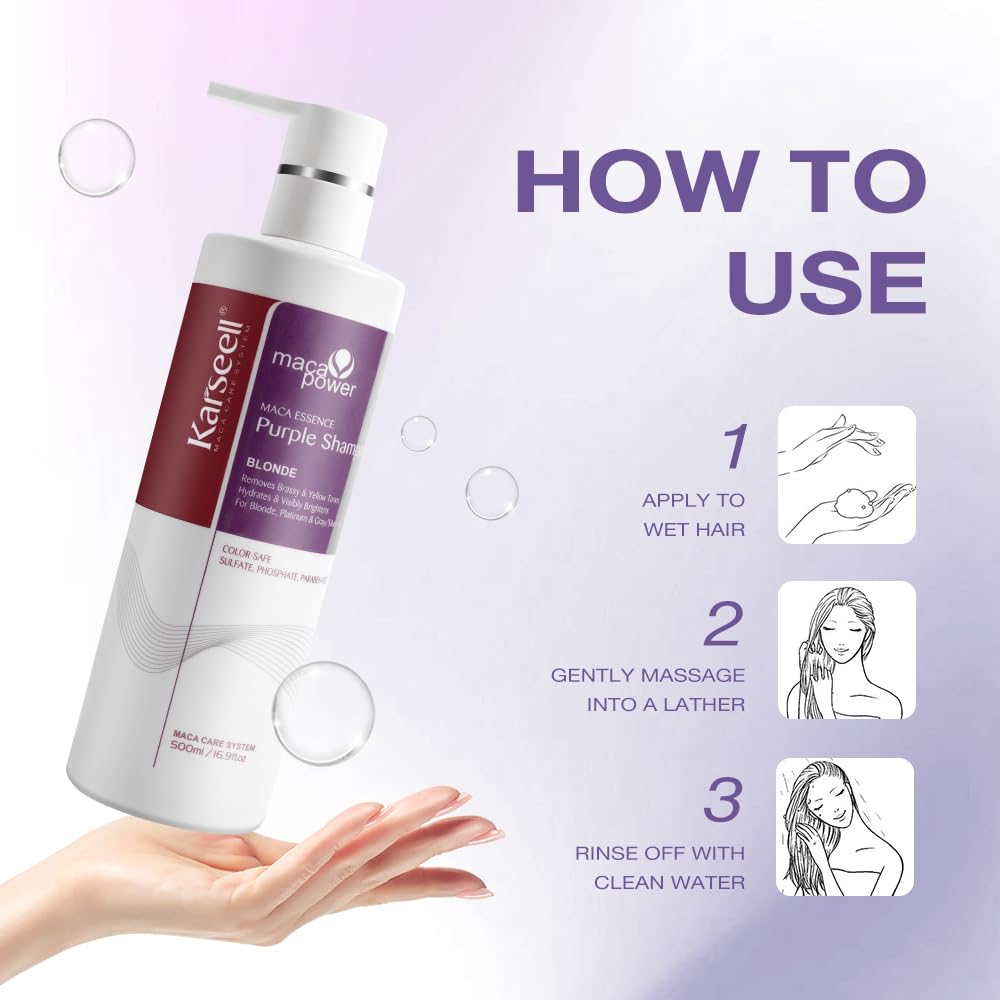 Karseell_maca_power_Purple_Shampoo_Professional_Neutralizes_Brass_&_Yellow_Tones_For_Bl (1)